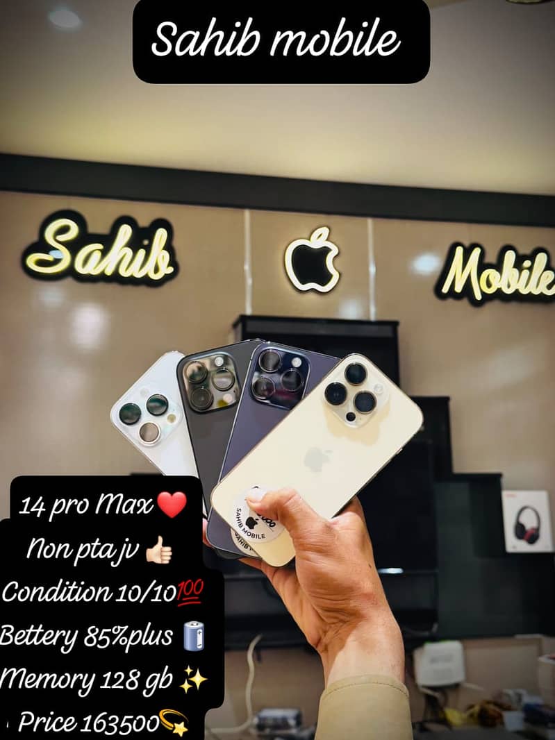 iPhone 14 pro max  non pta jv  128gb 0