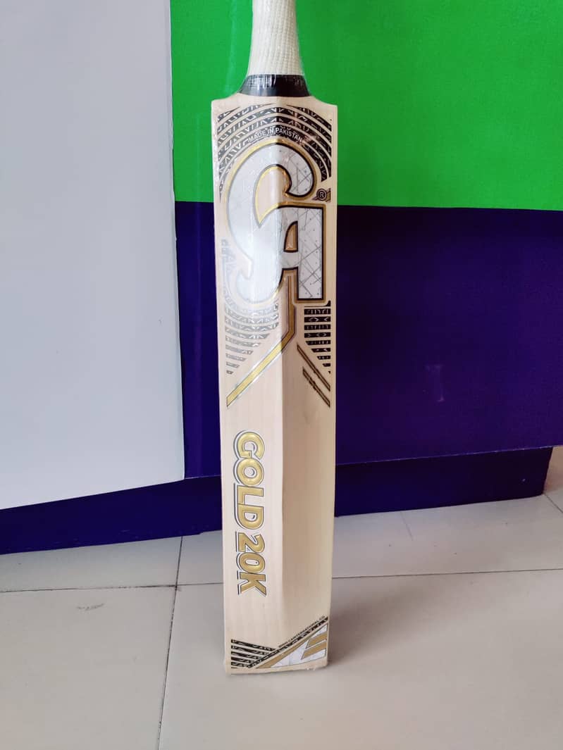 CA GOLD 20K EDITION ENGLISH WILLOW CRICKET BAT(DELIVERY) 1