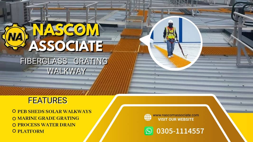 FRP WALKWAYS,FRP GRATINGS,Walkways,Fiberglass products 8