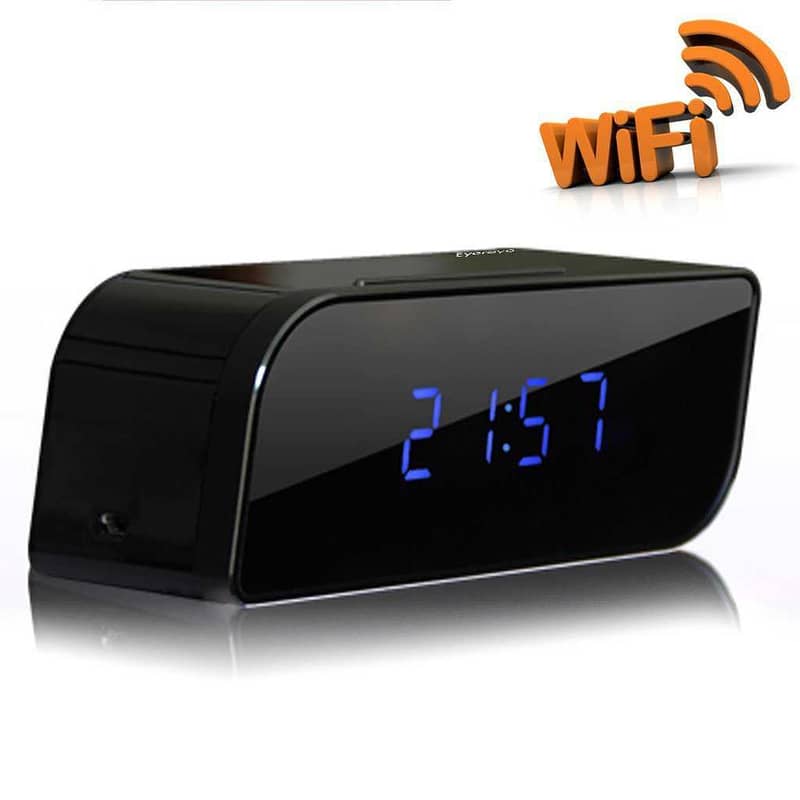 T3 Camera WiFi Table Clock 1080p 0