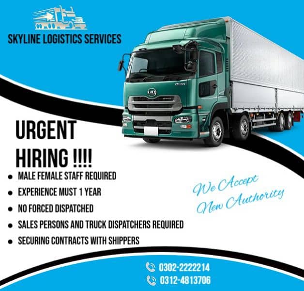 Office Job/ Truck dispatchers & Sales/Call Center/USA Based Company 0