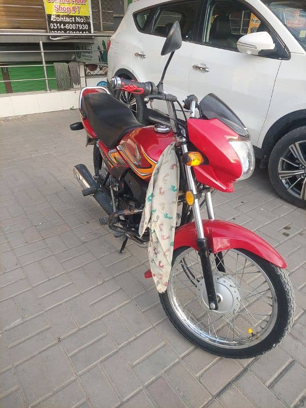 Honda cd 100 prider good condition red colour 4