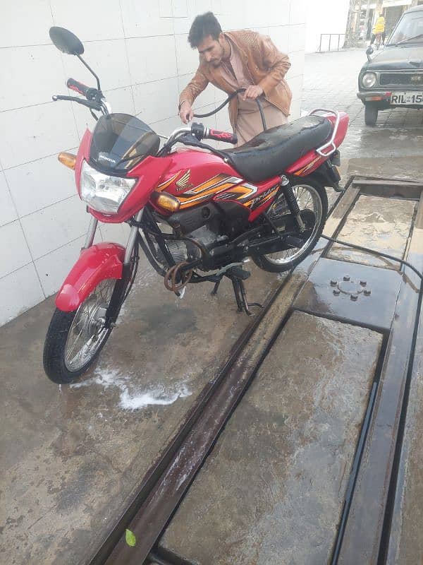 Honda cd 100 prider good condition red colour 6