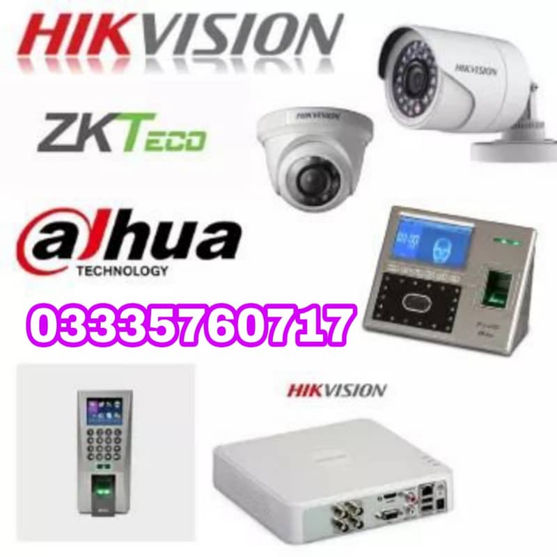 Hikvision n Dahua Full HD 1080P 2.0MP CCTV Cameras Prices in Islamabad 0