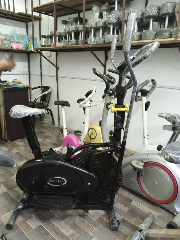 Exercise ( Elliptical cross trainer cycle) 0