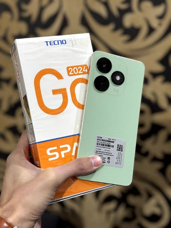 Tecno spark Go 2024 8/64 just box Open 28 days used 0