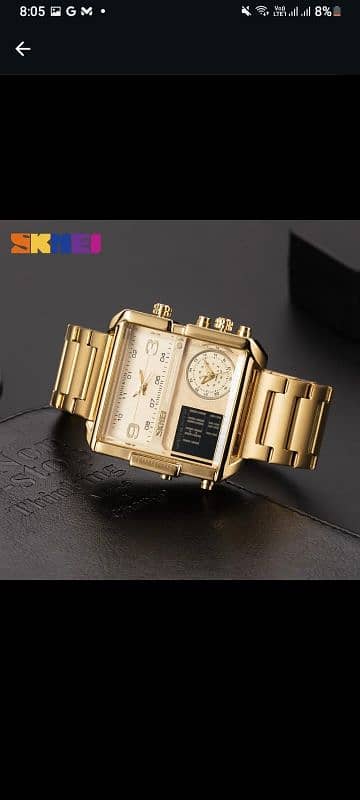 skemi analog watch stainless Steel body 1