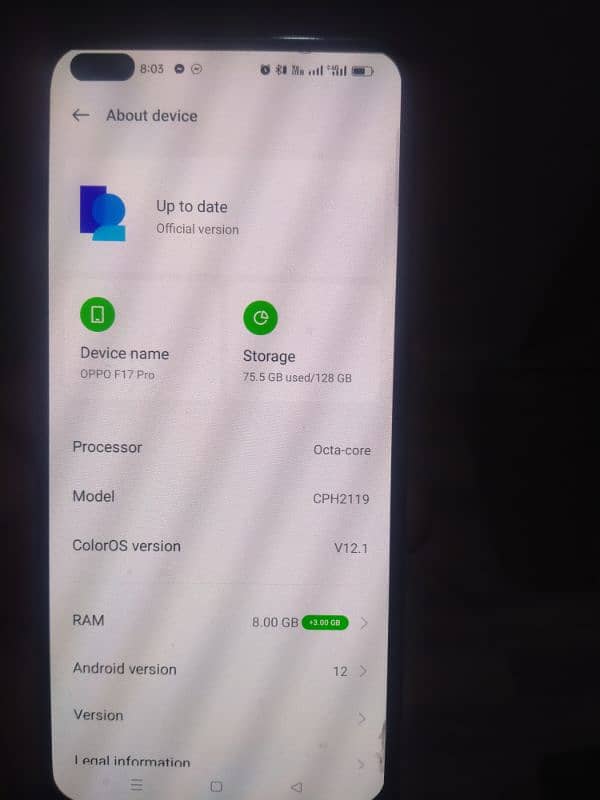 oppo f17pro 8 128 dual sim pta approved 4