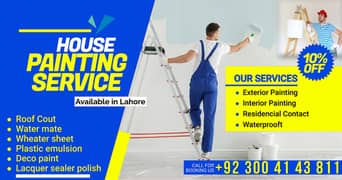 Paint work / roof celling work / Interior designer work / painters