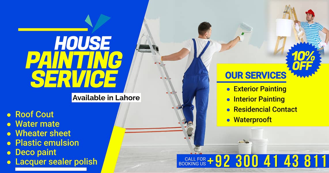 Paint work / roof celling work / Interior designer work / painters 0