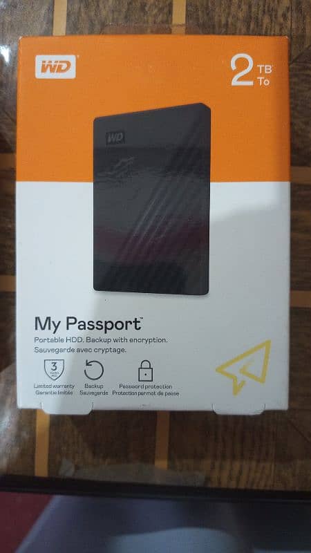 My passport HDD External 2TB 0