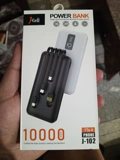 10000 MAH Power Bank With 4 ports