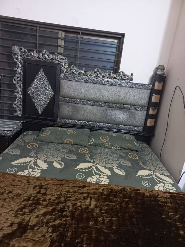 double bed | king bed | wooden bed | bedset 3