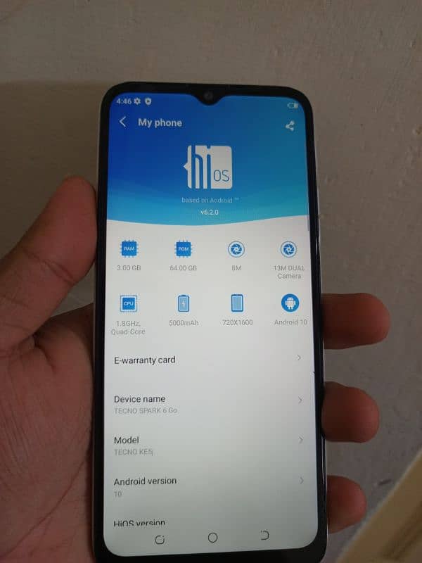 Tecno spark 6 go 1