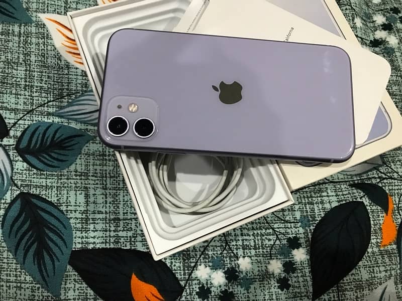 IPhone 11 waterpack non pta factory unlock 81 B. H with box charger 6