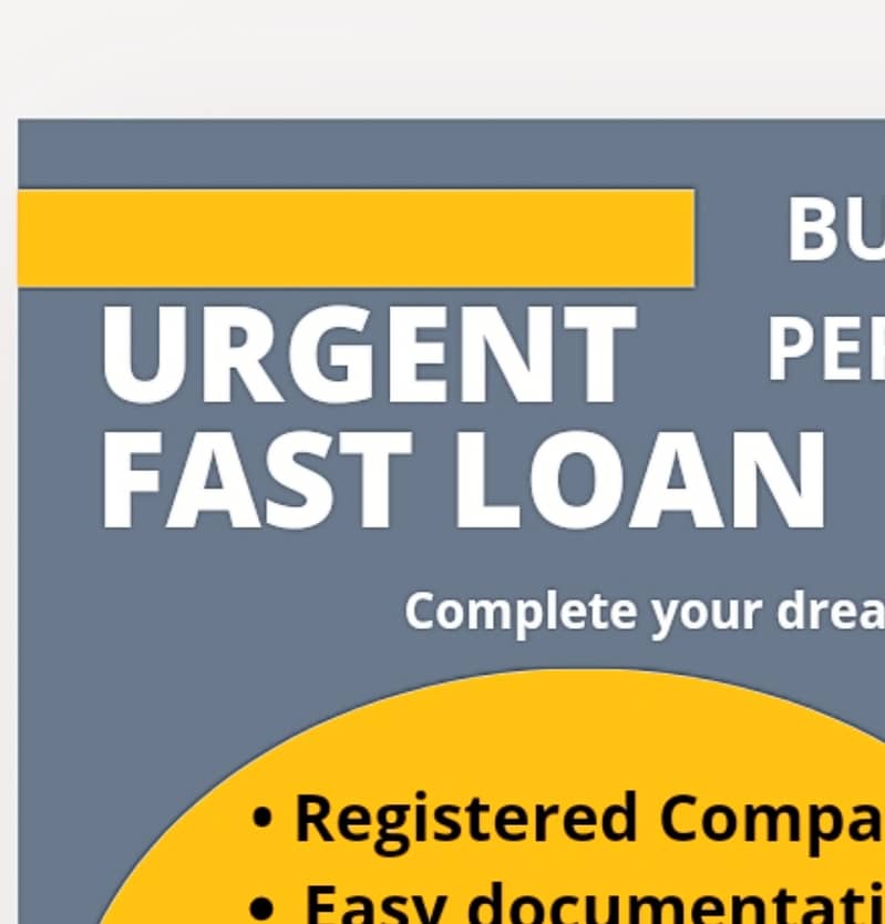 Urgent loan hasil kry aik din main 0