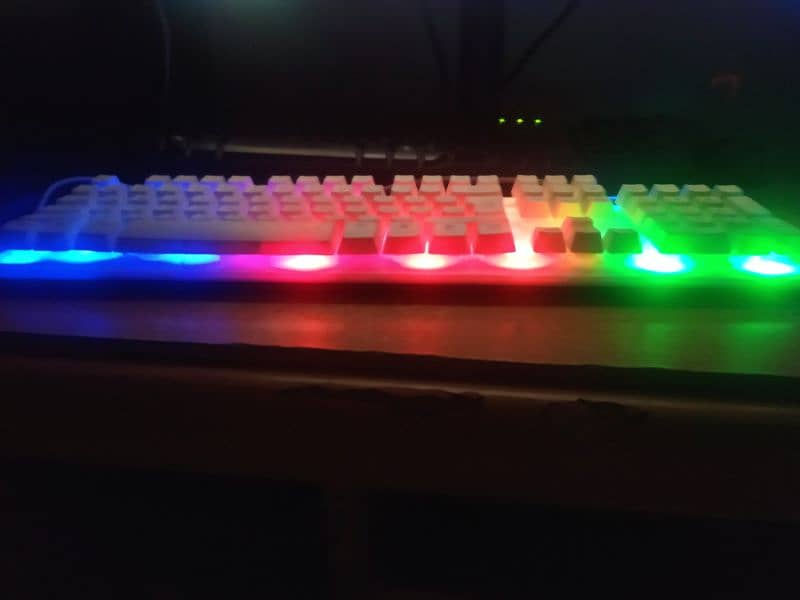 RGB Gaming Keyboard Mouse box back 1