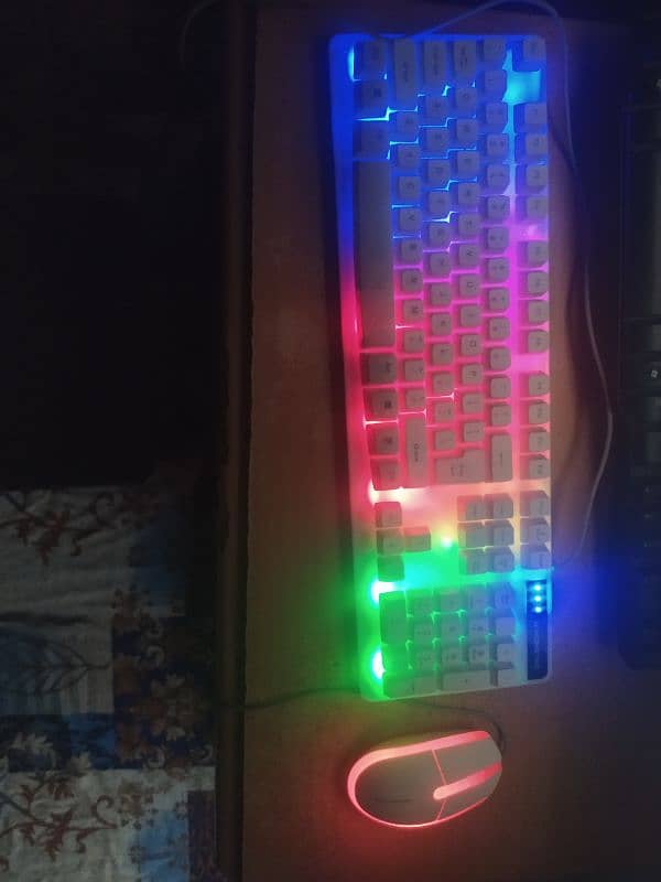 RGB Gaming Keyboard Mouse box back 2