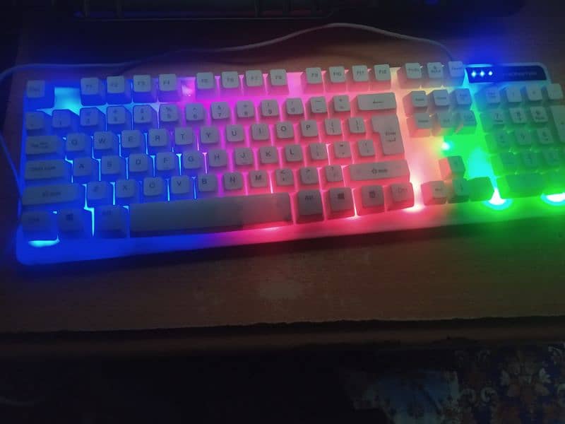 RGB Gaming Keyboard Mouse box back 3