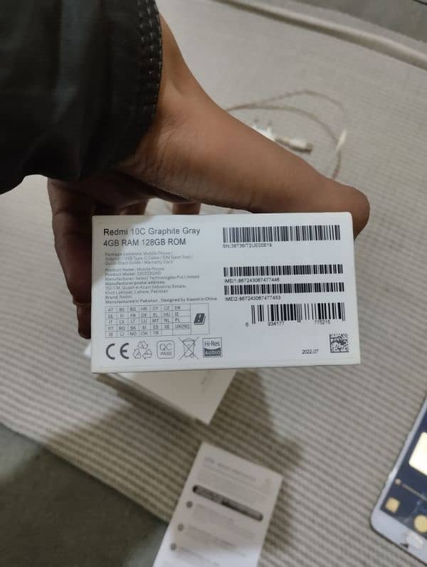 Redmi 10c new mobile condition not any fault . contact (03294399075). 5