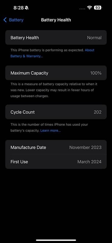 Iphone 15Pro Max [256gb] 100% Battery Health 0