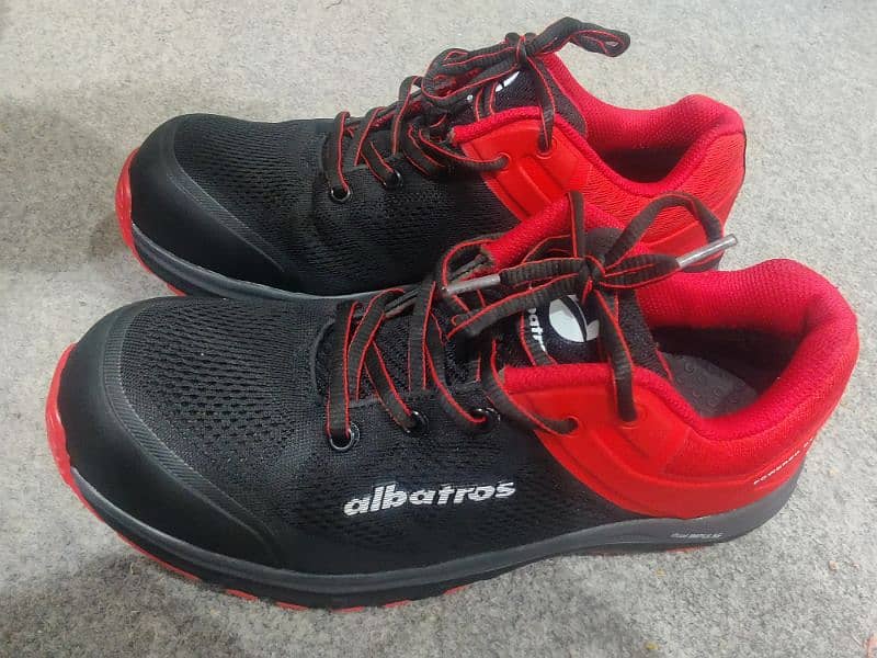 Albatros Impulse Lift Low Safety Shoes Red & Black 2