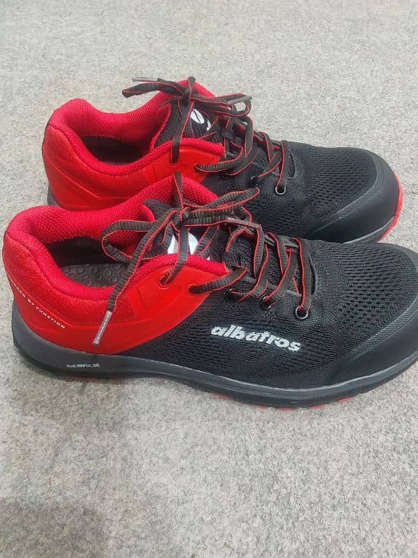 Albatros Impulse Lift Low Safety Shoes Red & Black 8