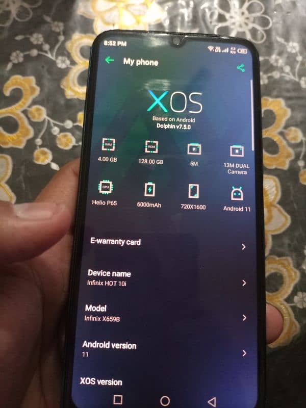 infinix hot 10i urgent sale 4gb 128gb 0