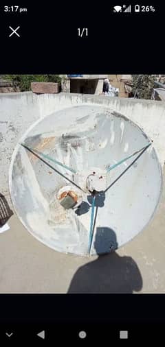 dish with 2 lnb and receiver complete set