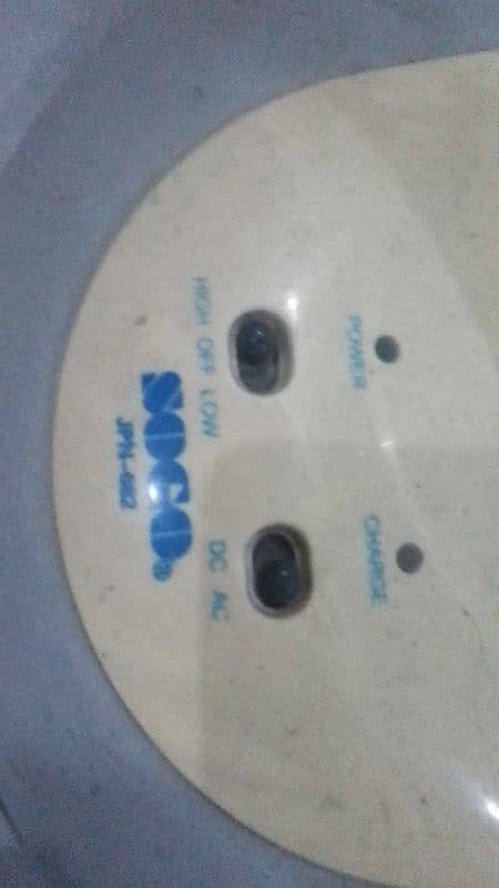 sogo fan height 3 feet chargeable good condition bttery need to be fix 3