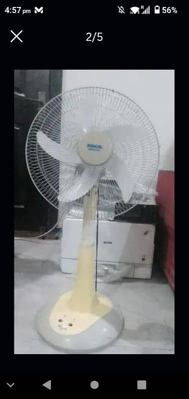 sogo fan height 3 feet chargeable good condition bttery need to be fix 7