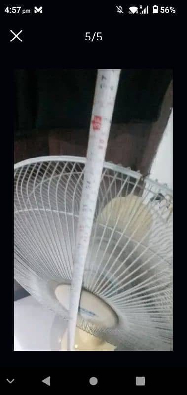 sogo fan height 3 feet chargeable good condition bttery need to be fix 8