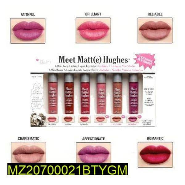 Matte Hughes Liquid Lipstick set 1