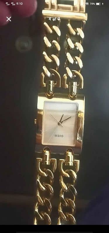 Guess Gold stainless brand 4