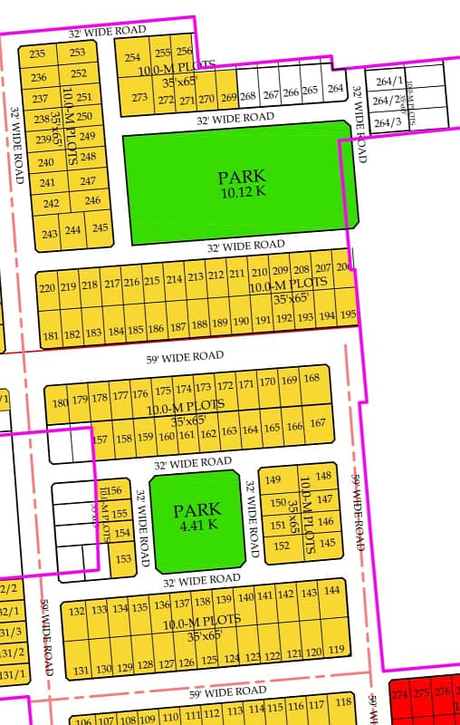 10 Marla Corner Plot for Sale in Din Gardens Faisalabad 0