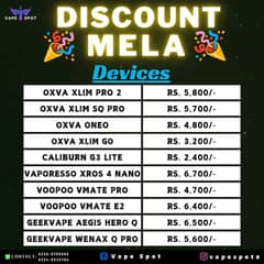 VAPE: DISCOUNT MELA