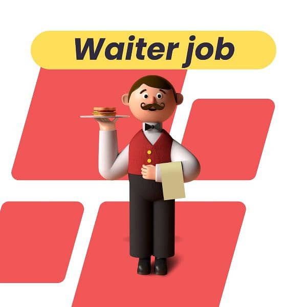 restaurant waiter job available 0