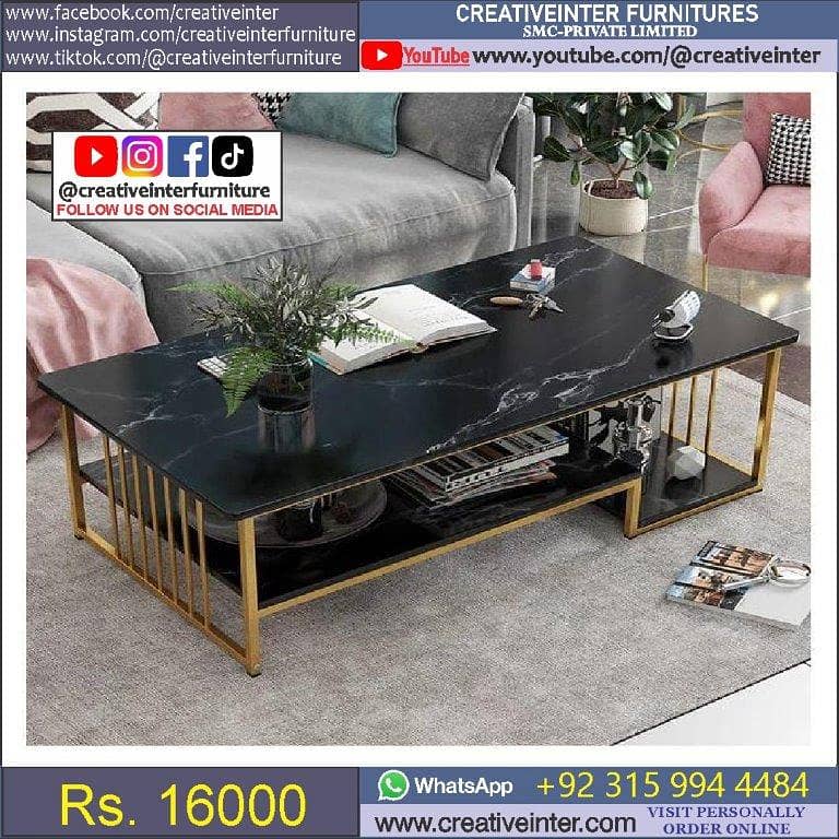 Coffee center table set office clordsgn makr sofa chair almari dining 14