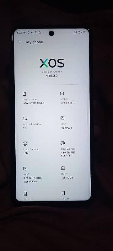 Infinix ZeroX neo (8+5/128) 1