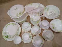 62 PCs Marble dinner Set