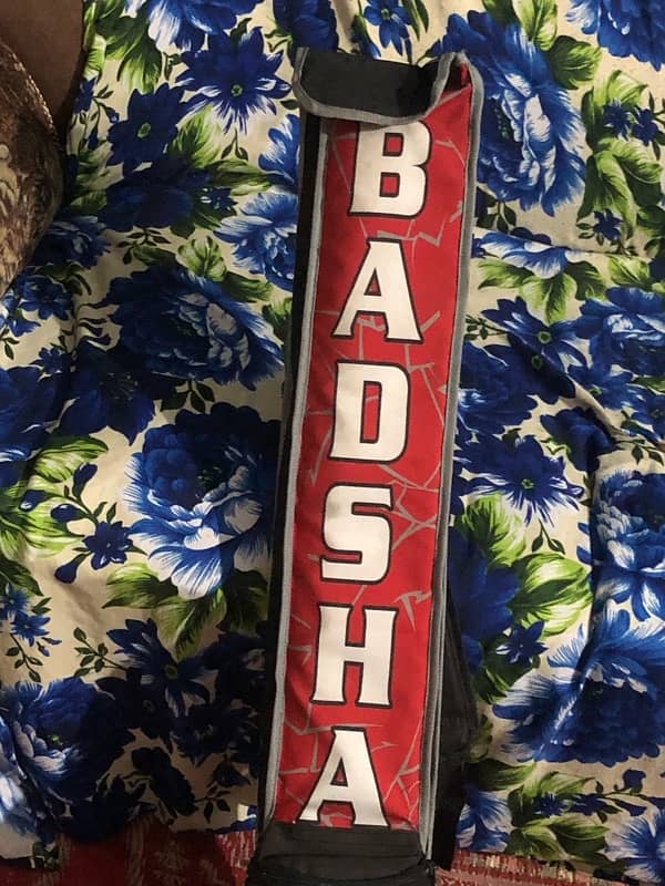 badshah sport’s original coconut wood bat with bat cover 0