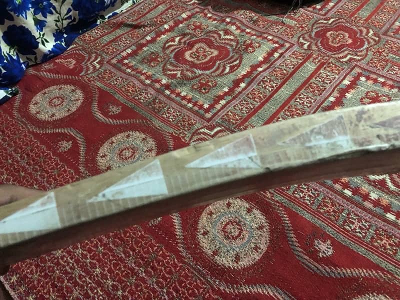 badshah sport’s original coconut wood bat with bat cover 7