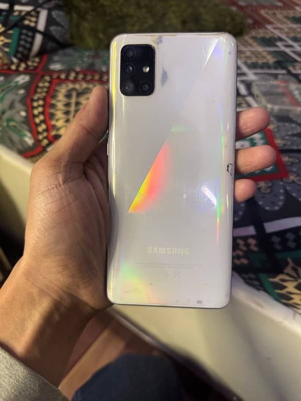 Samsung A51 4gb 128gb finger not working box and set condtion 10/9 5