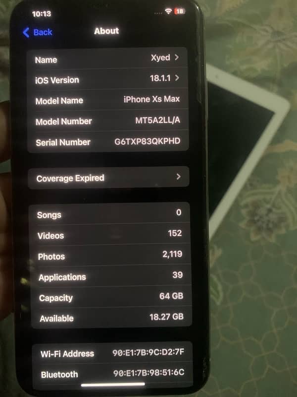 Iphone Xs max Pta Approved 2