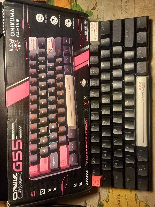 Onikuma G55 - 61 Keys  - Mechanical Keyboard 0