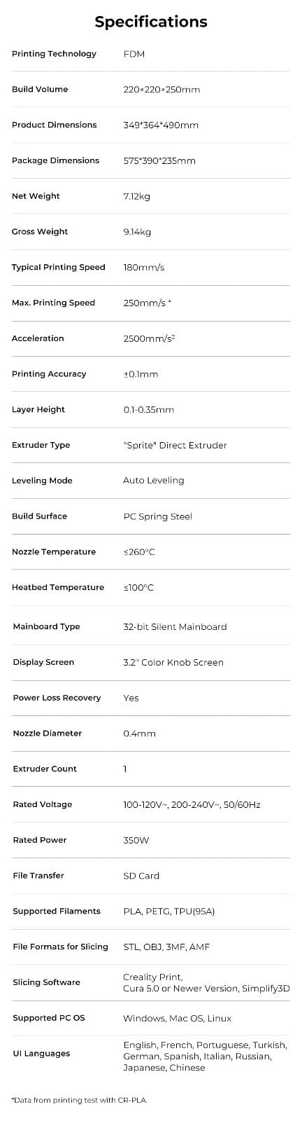 Latest 3D Printers Creality Ender 3 V3 SE Available (Brand New) 3