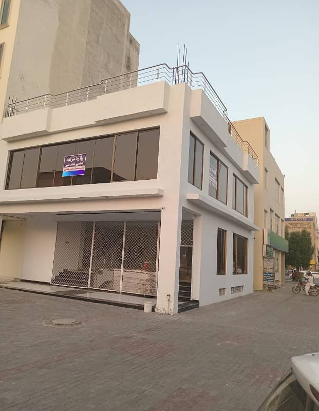 Brand New Corner Plaza For Rent On Prime Location Sector C Commercial Bahria Town Lahore 0