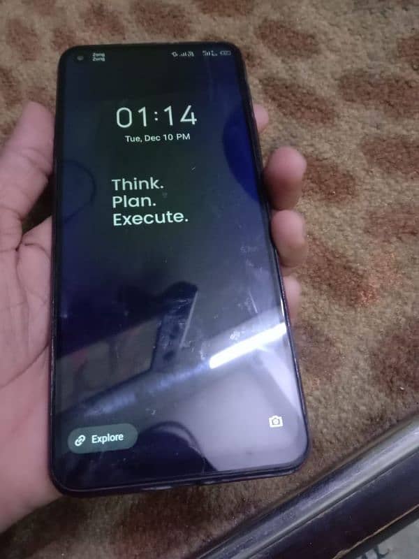 Realme 5 4/64 all okay just side sy glass crack hai 6