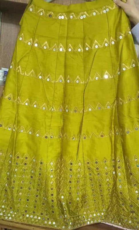 Beautiful Lehnga for Mehndi Event 1