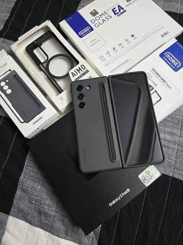 Samsung  fold 5  12gb 512gb black official PTA 6